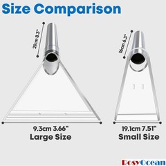 RosyOcean Shop Vac Extractor Small, Two Adapters With Inside Threads