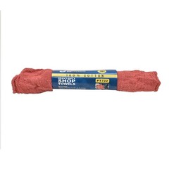 PT722 12 Inch x 14 Inch Red Shop Towel – 100% Cotton – 3/Pack