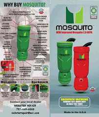 MOSQUITO AVIATION/TRANS HEPA-66023, 55601, 6qt or 10qt BK PK VACUUM W/ TOOL KIT
