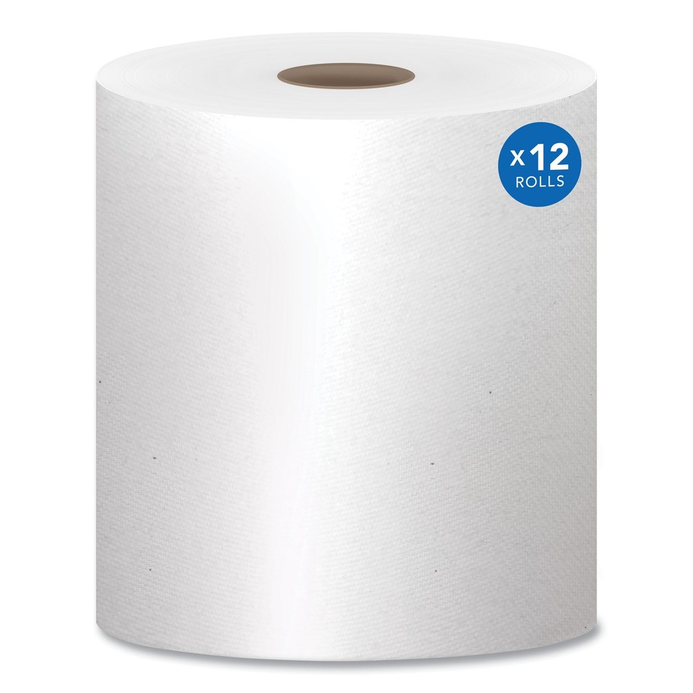 Scott® Hard Roll Towels, 1.5 Core, 8 x 800ft, White, 12 Rolls/Carton
