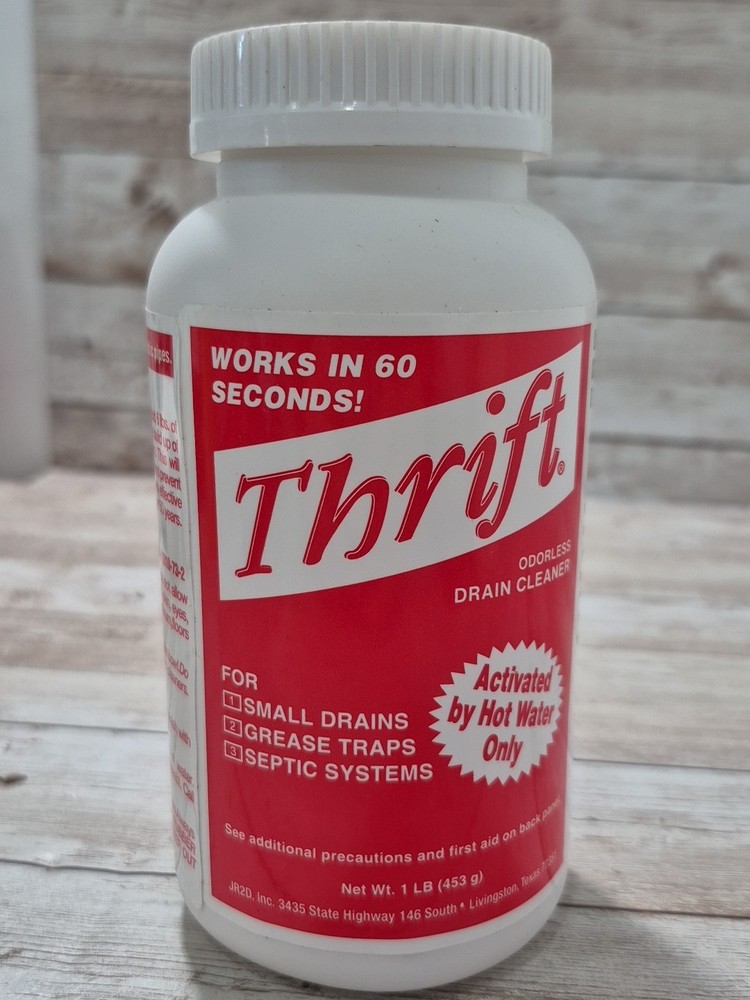 Thrift Marketing T-100 Drain Cleaner 1 lbs