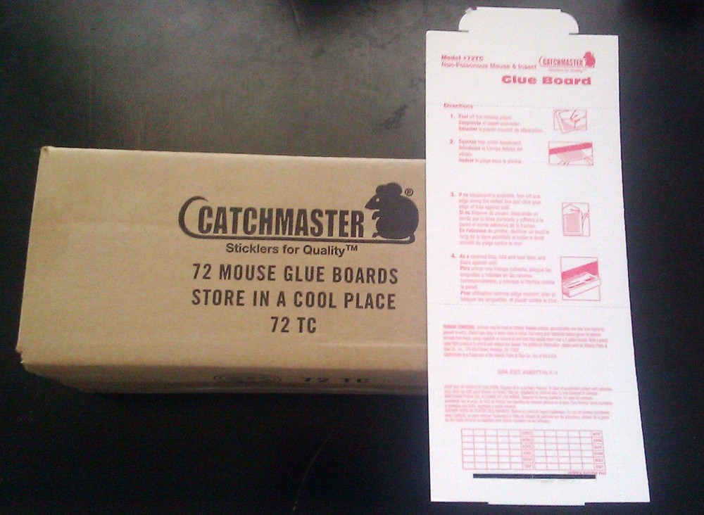 Catchmaster 72TC Glue Boards for Tin Cat & Pro-Ketch Insect & mouse Control trap