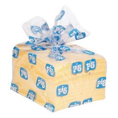 Pig Mat603 Sorbent Pad, 22 Gal, 15 In X 20 In, Universal, Yellow, Polypropylene