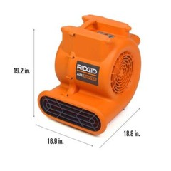 RIDGID Air Mover Carpet Floor 3 Speed Blower Fan For Water Damage Restoration
