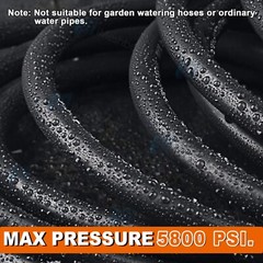 100 FT Pressure Washer Hose 1/4″ Replacement Power Wash Hose with Quick Connect