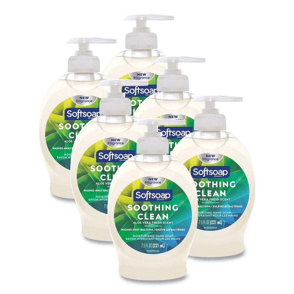 Softsoap 45634 7.5 oz. Bottle Moisturizing Hand Soap – Aloe (6/Carton) New