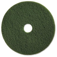 Genuine Joe 20″ Scrubbing Floor Pad – 5/carton – Fiber – Green (gjo-90320)