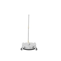 Dapper Supply 15 in. Pressure Washer Surface Cleaner in Stainless Steel w/Whe…