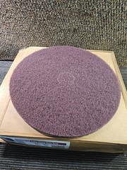 (QTY 5) Americo 20″ Burgundy Dominator Extra Heavy Duty Stripping Pad 430520