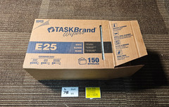 (150 Piece)Taskbrand E25 Wiper Scrim 4PLY 9.75″X16.75″ Interfold Dispenser White