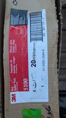 3M 5100 20″ Red Buffer Pads Floor Pads Pack of 3