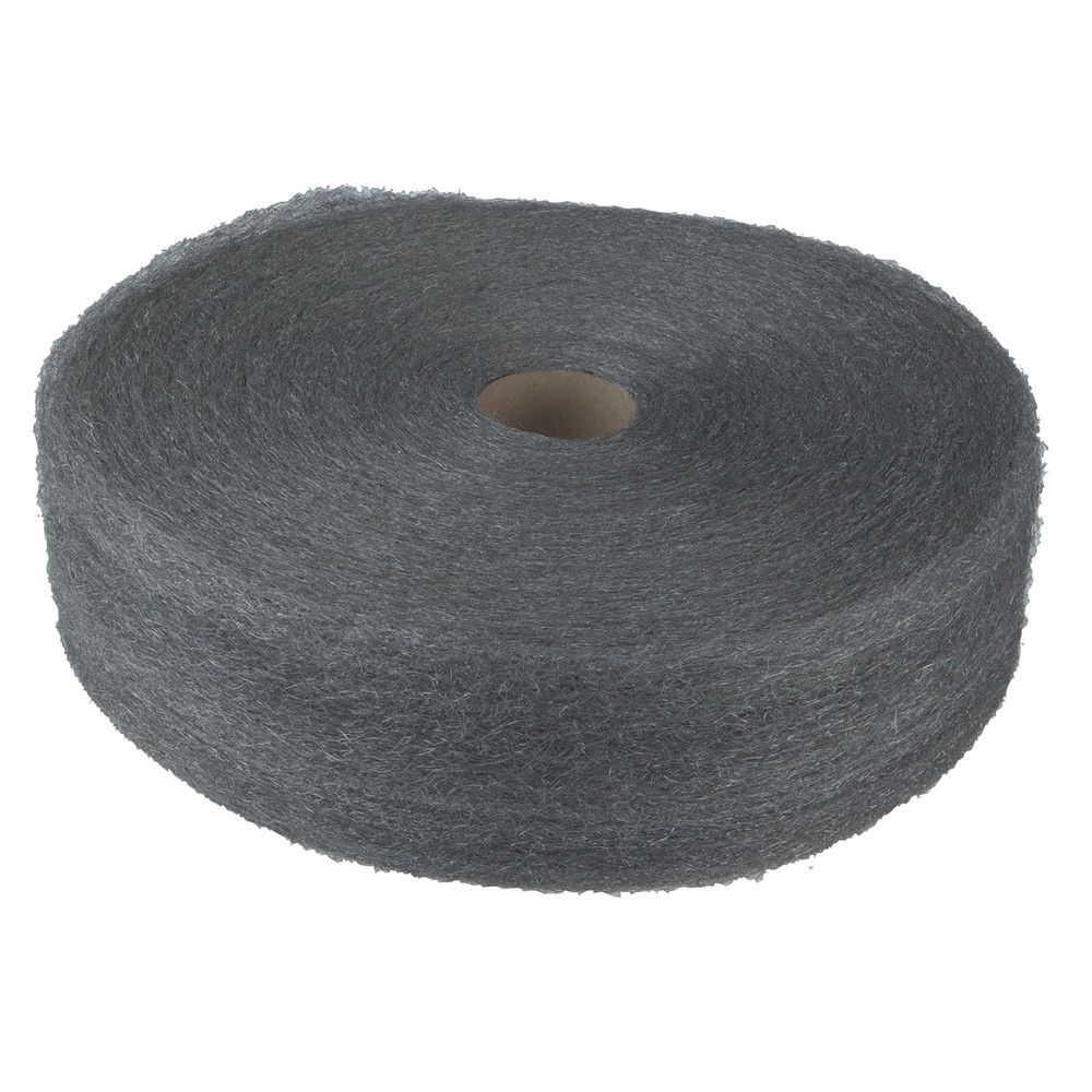 Industrial-Quality Steel Wool Reel, #1 Medium, 5-Lb Reel, 6/carton