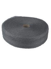 GMT 105046 5 lb. No. 3 Coarse Steel Wool Reel – Steel Gray (6/Carton) New