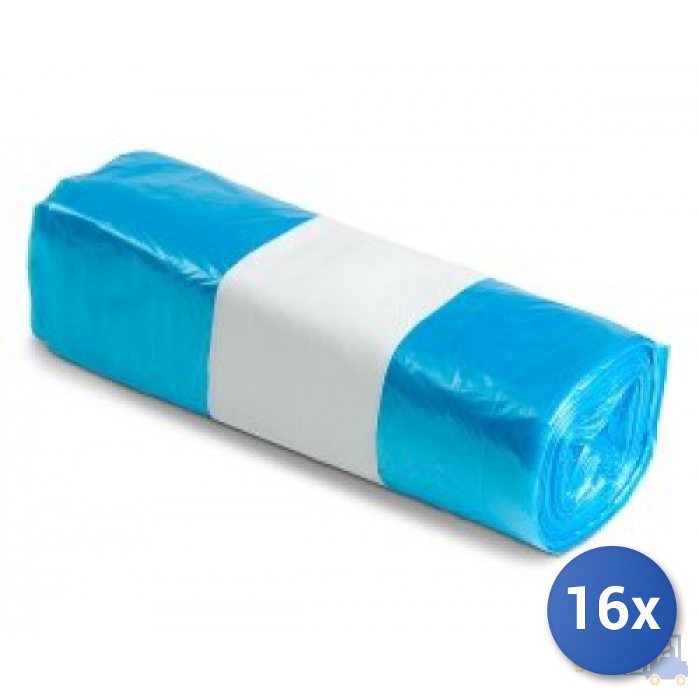 16x Soragni srl Plt bag light blue anti-drop for rubble CM 50X70 grams 70