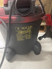 Shop-Vac Shop Vacuum Mac12-200D 7.8A 5 Gallon 18.9 L 2.0 HP Used