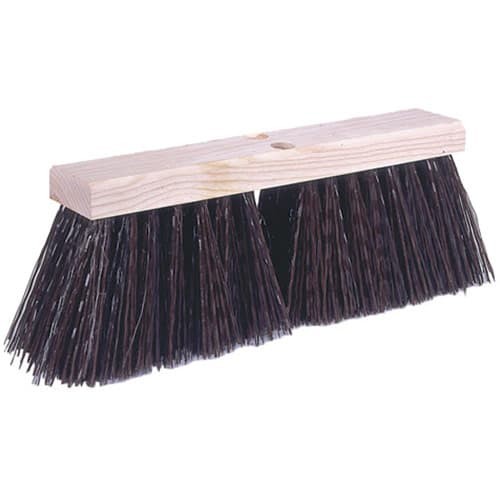 Weiler 42174 24in Street Broom Head 5-1/4in Trim Brown Polypropylene