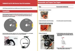 YAMAKATO Electric Start Kit for Honda Gx340 GX390 11HP 13HP Small Engines, Ke…