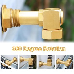 3/4 Inch Garden Hose Reel Swivel Elbow Connector Replacement Part Standard