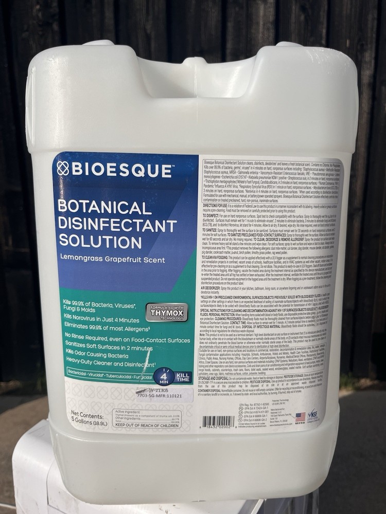 Bioesque Botanical Disinfectant Solution, 5 Gallons