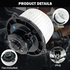 700063 AC Heater Blower Motor Fan Assembly Fit for Toyota Sequoia 2001-2007, Tun