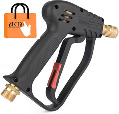 Short Pressure Washer Gun with Replacement Stubby [Non-Swivel]