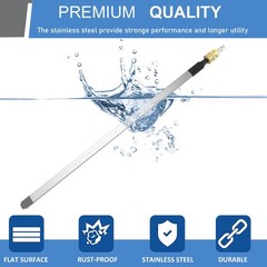 Lucstar Radiator Cleaning Wand & Car A/C Condenser Cleaner, Engine