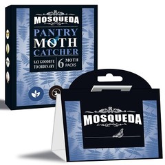 6 packs Pantry Moth Traps – Professional Sticky Glue Catchers with Pheromones