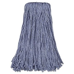 BOARDWALK MOP HEAD STANDARD COTTON/SYNTHETIC FIBER CUT-END – BLUE