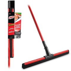 Libman High Power Floor Squeegee 20 Rubber Flex Blade Red Handle