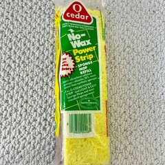 O-Cedar No Wax Power Strip Sponge Mop Refill 1983 NEW Discontinued NOS Sealed