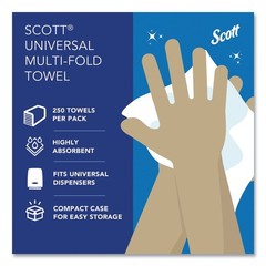 Scott 03650 9.2″ x 9.4″ Multi-Fold Towels – White (3000/CT) New