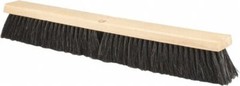 PRO-SOURCE 24″ Wide Horsehair Push Broom 3″ Bristle Length, Handle Not Incl