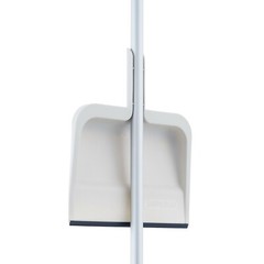 Superio Heavy Duty Clip-On Dustpan with Rubber Lip, 10″ wide Dustpan.