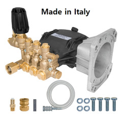 Italian Upgrade Pump 4400 PSI 3.5GPM 1″ Horizontal Shaft Fits replaces 530004