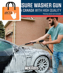 Short Pressure Washer Gun with Replacement Stubby [Non-Swivel]