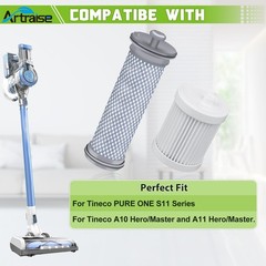 A10 Filter Replacement for Tineco A10/A11 Hero, A10-2+2 Pack-White