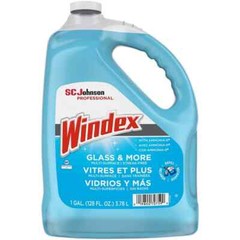 Windex 1 Gal Bottle Ammonia Glass Cleaner Use on Chrome, Hard Surfaces, Plexi…