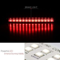 3rd Brake Light Tail Lamp Black Smoke ABS Housing Polycarbonate Lens 15130002