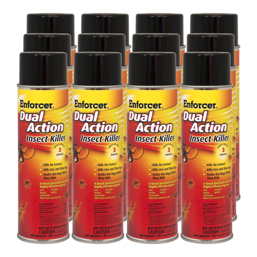 Enforcer Dual Action Insect Killer – 17 oz (Case of 12) – 1047651 – Protects For