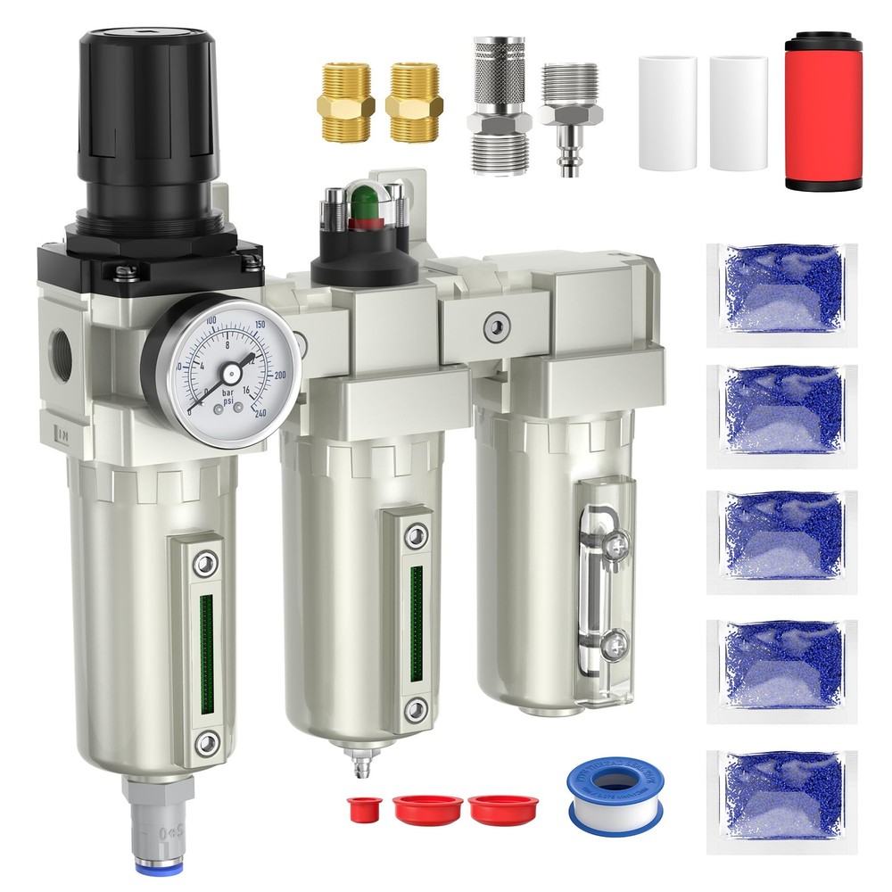 1/2″ NPT Air Compressor Water Separator, Industrial Grade 3 1/2NPT, 1/2npt