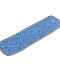Boardwalk BWKMFM185BCFDZ Microfiber Mop Head Blue 18×5 Dozen