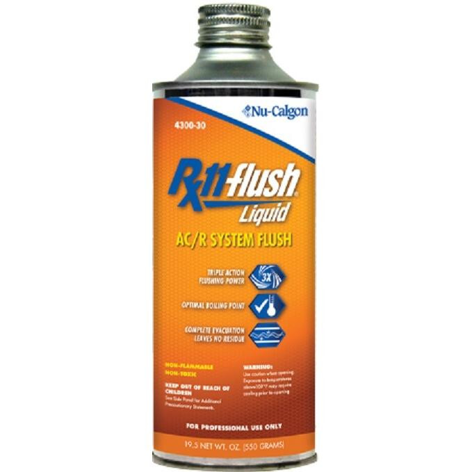 Nu-Calgon 4300-30 Rx11-Flush Liquid 19.5 fl ounce Unpressurized Can 550gr