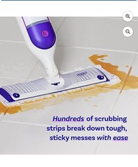 Swiffer Power Mop Wet Pad Refill Bundle, 10 Pads & 2 Solutions, White/Purple