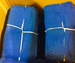 2500 new great mechanics shop rags towels blue jumbo 13″X14″