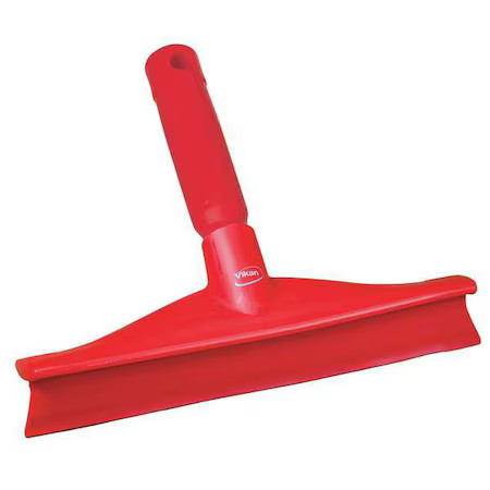 Vikan 71254 Vikan Red 10″ Polypropylene Bench Squeegee