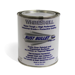 RUST BULLET Whiteshell Industrial Grade Preventive Coating, 1 Quart – UV Resista