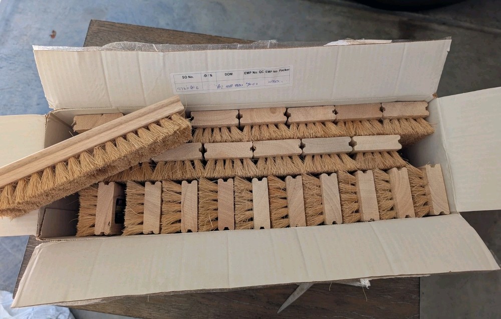 (24) Quickie Jobsite Professional Acid Brush HEAD ONLY Threaded Handle Tampico
