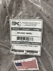 Brady Spc Absorbents Bpu500 Sorbents, Universal Absorbed, Gray,