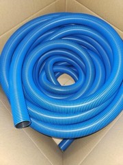 1 1/2” ID X 50’ Truckmount Carpet Cleaning Hose.Welded Cuffs BLUE – 3ea