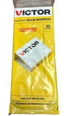 Victor Holdfast Glue Traps Mice Insects 10 glue boards , Use Flat Or Folded